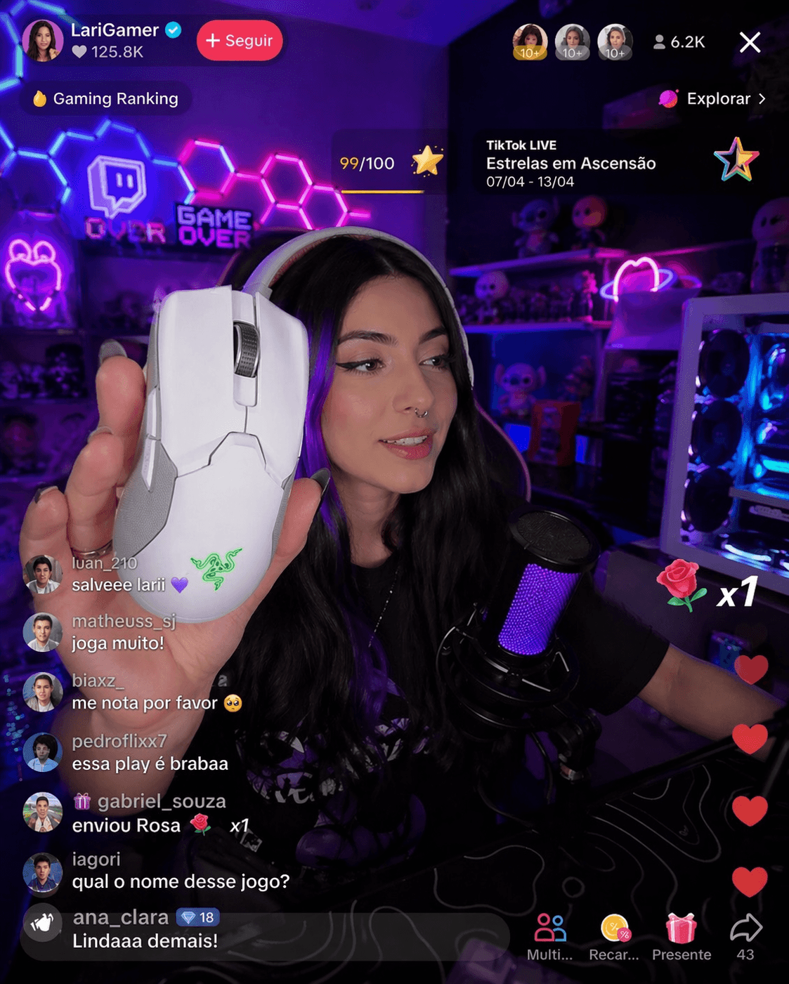 Mostrando o setup